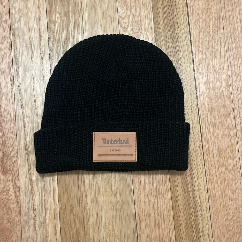 Timberland Black Beanie